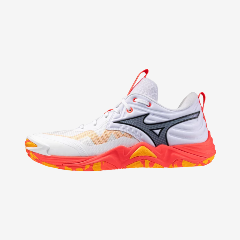 Mizuno Wave Momentum Elite 'WHITE-FIERY CORAL'