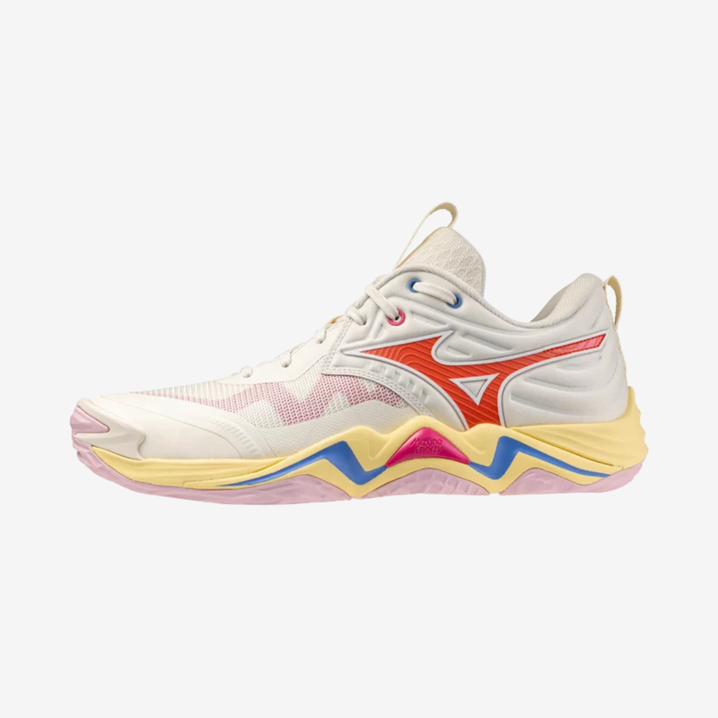 Mizuno Wave Momentum Elite 'PRISTINE-HIGH RISK RED'